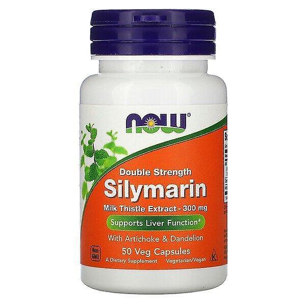 Now Foods, Dubbele sterkte Silymarine, 300 mg, 50 Veg Capsules on Productcaster.