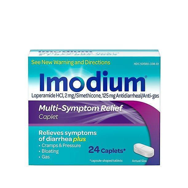 Imodium multi-oire lievitys ripulilääkkeiden kapletit, 24 ct. on Productcaster.