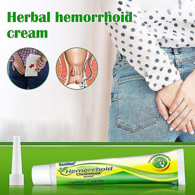 Default 20g herbal hemorrhoids ointment plant herbs powerful materials hemorrhoids cream z7121 on Productcaster.