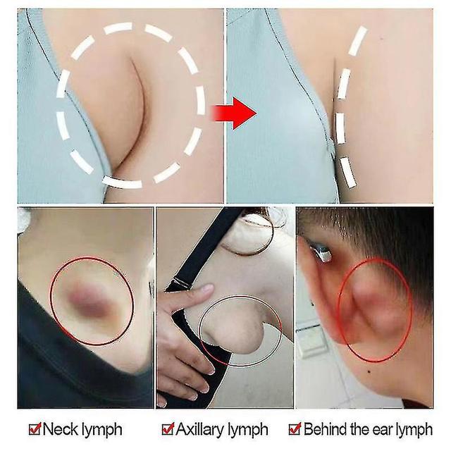 6pcs = 1sac Lymphatique Détox Plâtre Drainage lymphatique Cou Sein aisselle Lymphe Non on Productcaster.