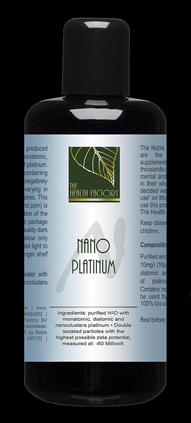 The Health Factory Die Gesundheitsfabrik Nano-Platin 200ml on Productcaster.