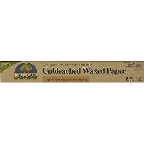 If You Care All Natural Waxed Paper 100% Unbleached, 75 FT (Case of 12) (Pack of 1) on Productcaster.