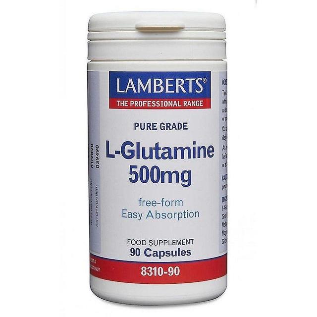 Lamberts L-Glutamina 500mg Caps 90 (8310-90) on Productcaster.