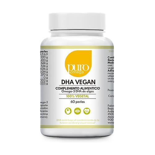 Puro Omega Natural DHA Vegan 60 softgels on Productcaster.