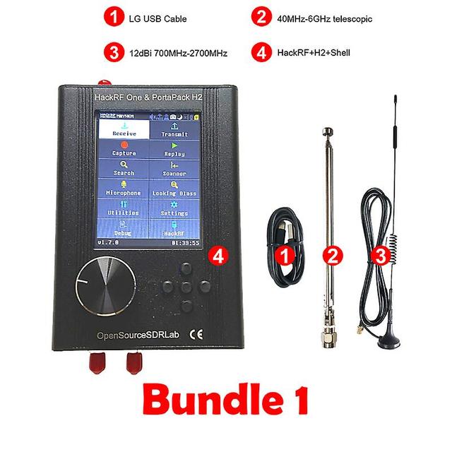 Bimirth Novo zostavený Hackrf Portapack H2 Hackrf One 1MHz až 6GHz SDR s blikaním firmvéru Mayhem 1.8.0 Bundle 1 on Productcaster.