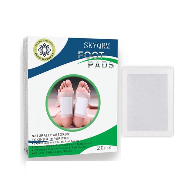 Hefansi Wormwood Body Limpando footpads Os ingredientes naturais nos footpads aliviam a dor e a tensão e promovem o sono profundo on Productcaster.