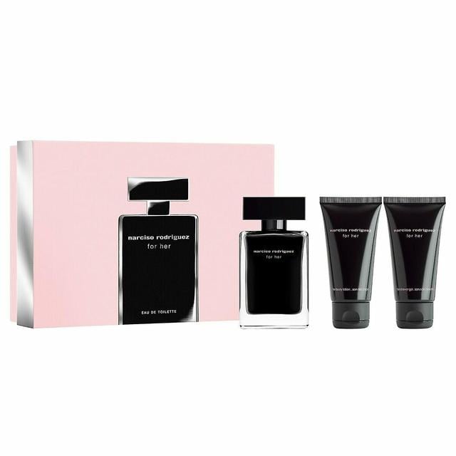 Women's Perfume Set Narciso Rodriguez For Her EDT 3 Pieces on Productcaster.