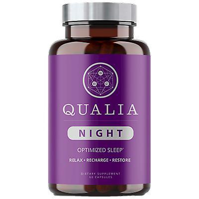 Qualia Night Sleep Aid 60 Count Melatonin-Free by Neurohacker Collective on Productcaster.