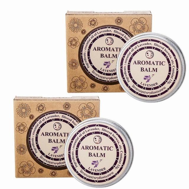 2pcs Lavendel Schlaflose Creme beruhigt die Stimmung aromatischer Balsam Verbessern Sie den Schlaf Schlaflosigkeit entspannen Sie Angstcreme Linder... on Productcaster.