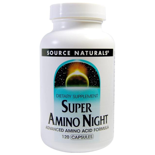 Source Naturals, Super Amino Night, 120 Capsules on Productcaster.