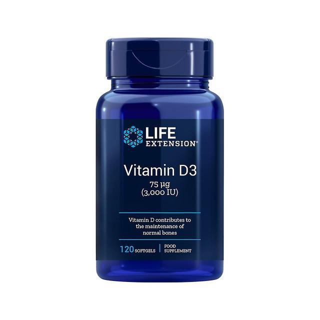 Life Extension vitamine d3 3000 iu eu 120 capsules 6523 on Productcaster.