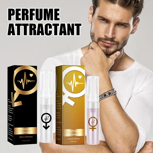 Golden Pheromone Perfume, Pheromon Spray Attract Women, Intimate Partner Pheromones Spray yellow on Productcaster.