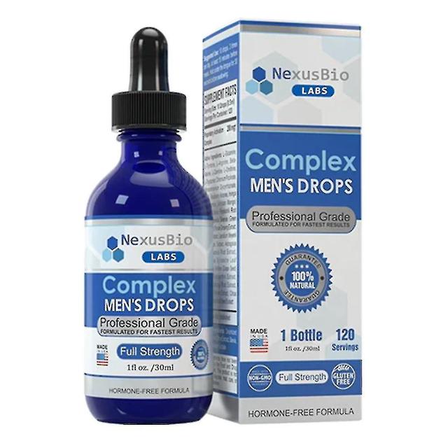 Nexusbio Labs Strong Men's Complex Drops, Secret Formula for Men's Vitality, Men's Performance Boost on Productcaster.