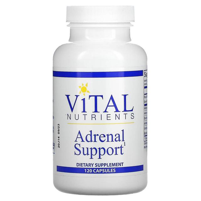 Vital Nutrients Vitale Nährstoffe, Nebennierenunterstützung, 120 Kapseln on Productcaster.