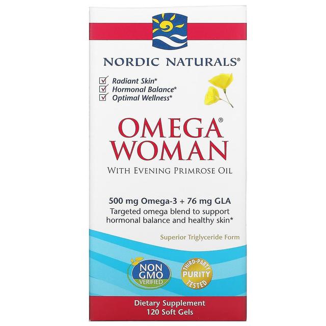 Nordic Naturals, Omega Woman com Óleo de Prímula, 120 Géis Macios on Productcaster.