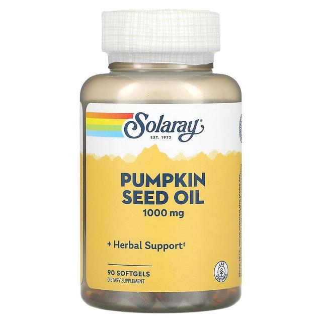 Solaray, Pumpkin Seed Oil, 1,000 mg, 90 Softgels on Productcaster.