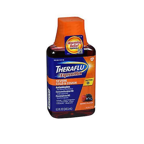 Theraflu ExpressMax Daytime Severe Cold & Cough Liquid Berry Flavor, 8.3 Oz (Pack of 1) on Productcaster.