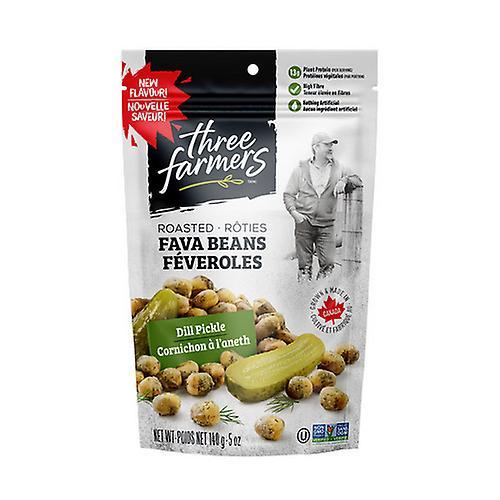 Three Farmers Roasted Fava Beans Dill Pickle ,140 Grams on Productcaster.