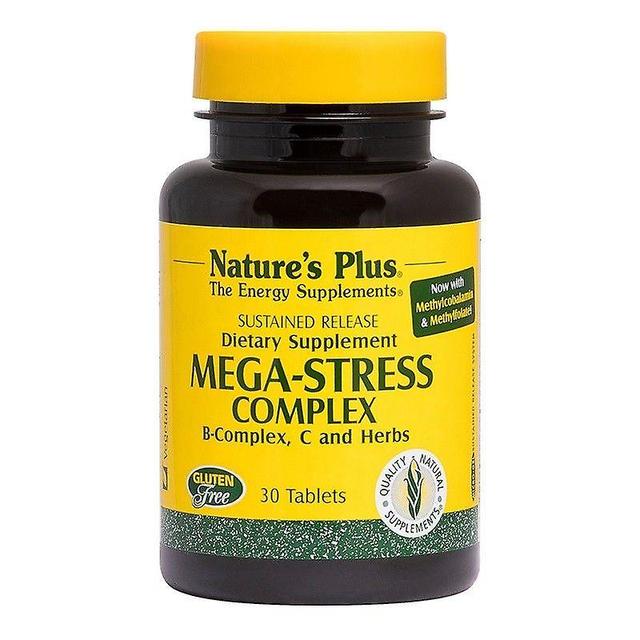 Nature's Plus Nature's Plus Mega-Stress trwałe wydanie Tab 30 (1250) on Productcaster.