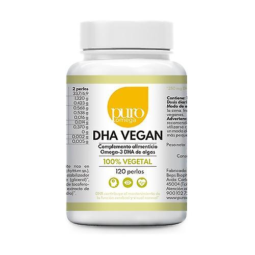 Puro Omega Natural DHA Vegan 120 softgels on Productcaster.