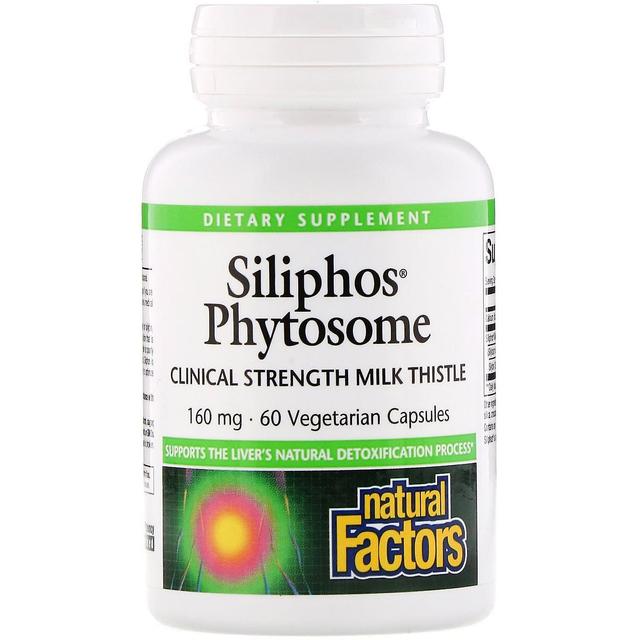 Natural Factors, Siliphos Phytosome, Clinical Strength Milk Thistle, 160 mg, 60 on Productcaster.