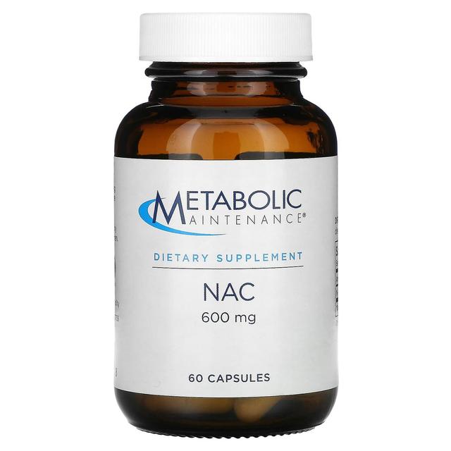 Metabolic Maintenance, NAC, 600 mg, 60 Capsules on Productcaster.