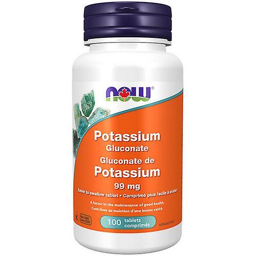 Now! Gluconato de potássio, 99 mg, 100 comprimidos até agora on Productcaster.