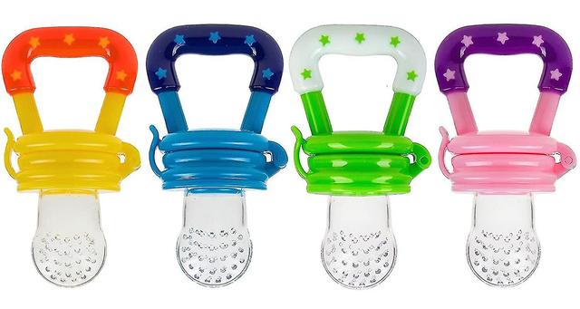 Wosawe Baby Pacifier Fruit Teat - Fruit And Vegetable Fruit Pacifier Teat For Babies Healthy Nutrition Made Of Silicone on Productcaster.