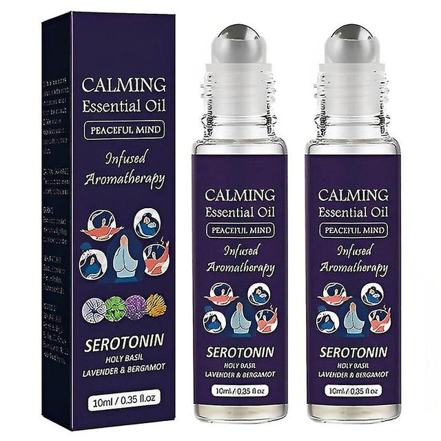 Best Discount Best Discountpheromone Parfum,natural Roll-on Pheromone Infused Essential Oil Anti Anxiety Serotonin Lavender on Productcaster.