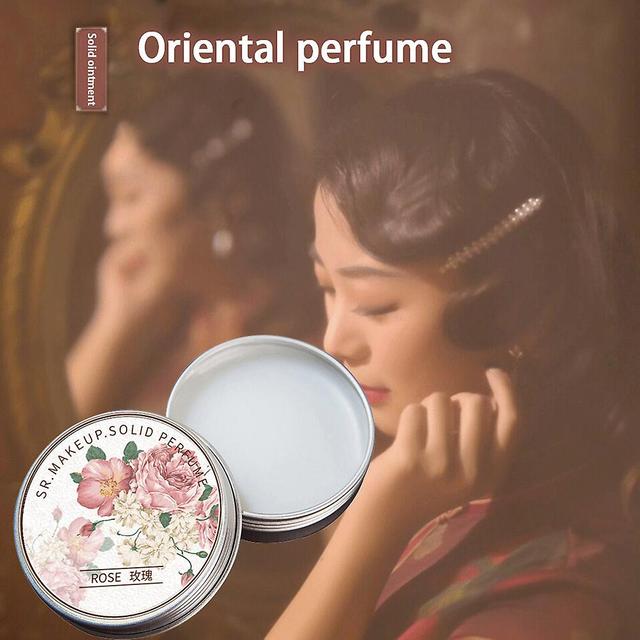 Snniv Chinese Women Solid Perfume Portable Solid Balm Long-lasting Fragrances Fresh And Elegant Female Solid Perfumes Body Aroma Gifts Sakura on Productcaster.