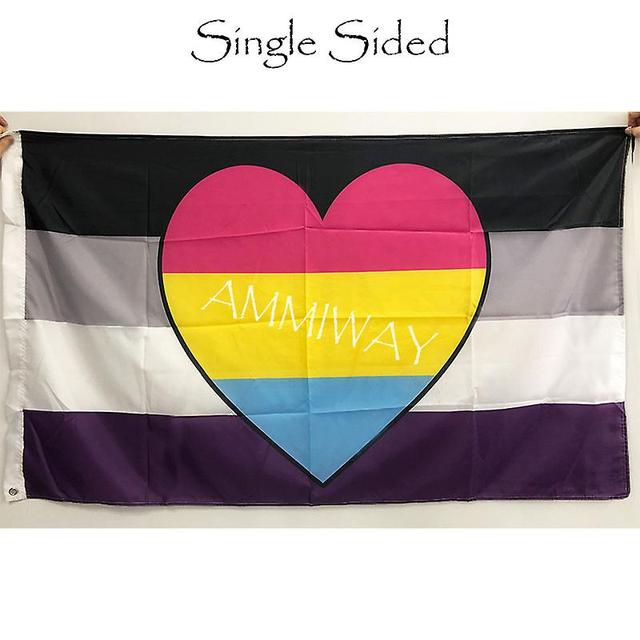 Ederfun Setiap Ukuran Aseksual Poliseksualitas Romantis Combo Tunggal Bendera Ganda Ace Komunitas Polyseksual Kebanggaan Lgbt Bendera Dan Spanduk J... on Productcaster.