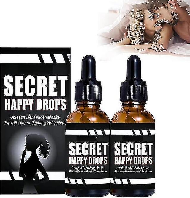 30ml Secret Happy Drops, Oral Drops Happy Hormones Drops For Women Men,enhancing Sensitivity Pleasure Promoting Relaxation 2pcs on Productcaster.