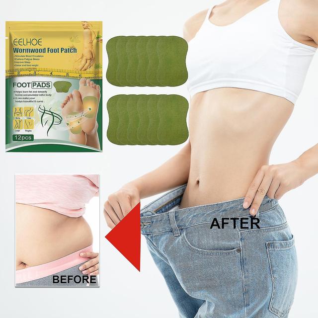 36pcs Detox Foot Patches Pads Body Toxins Feet Slimming Cleansing Herbal on Productcaster.