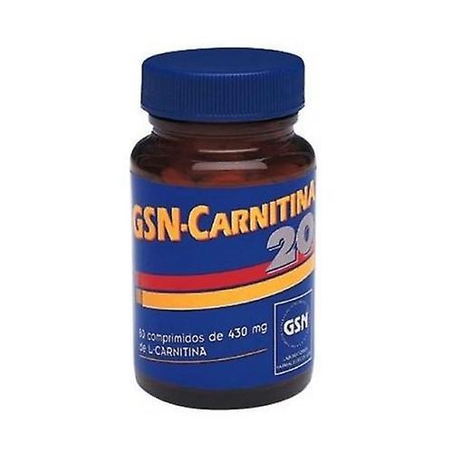 GSN Carnitine 20 80 tablets of 250mg on Productcaster.