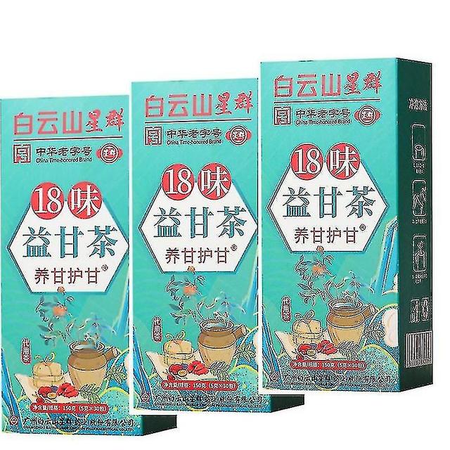 Mike 3box 18 Flavors Liver Care Tea Daily Liver Nourishing Tea 30 Pack Health Preserving on Productcaster.