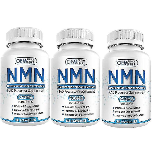 1-3bottle Nmn Capsules 500mg 20 Certified 99.95% Nicotinamide Mononucleotide Dna Repair 1Bottle on Productcaster.