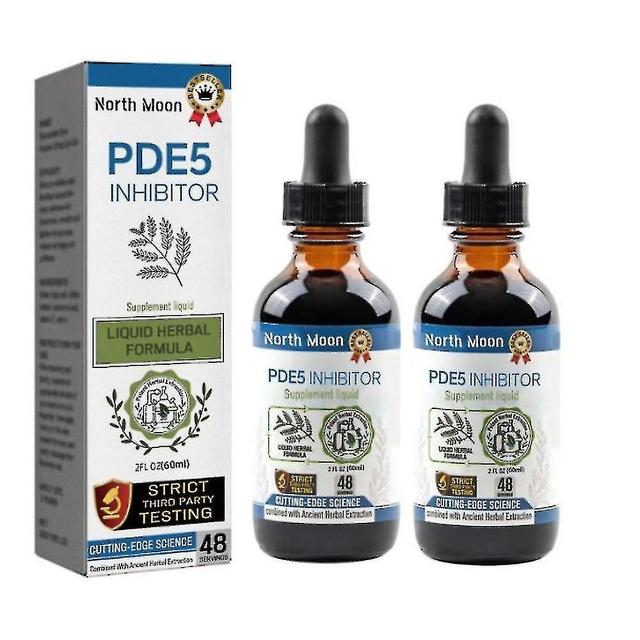 Pde5 Drops 2pcs Men's Drops, Natural Male Strengthening Drops, Secret Drops For Strong Men, Improving Hardness And Endurance on Productcaster.