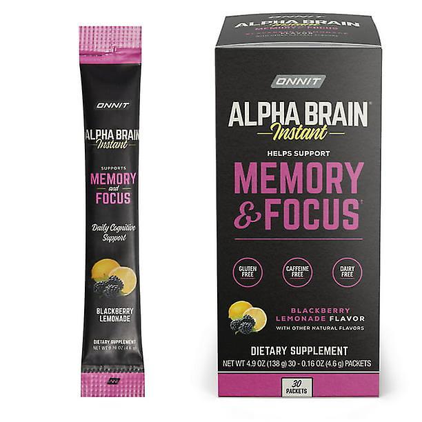 Onnit alpha brain instant nootropic brain blackberry lemonade drink mix, memory/focus, 30 ct on Productcaster.