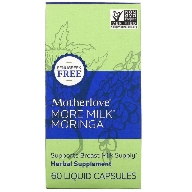 Motherlove, More Milk Moringa, 60 Liquid Capsules on Productcaster.