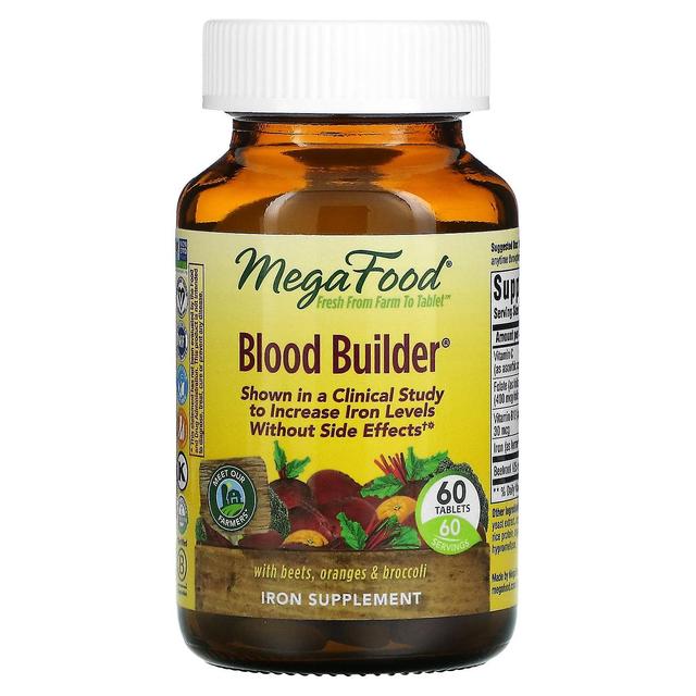 MegaFood, Blood Builder, 60 Tablets on Productcaster.