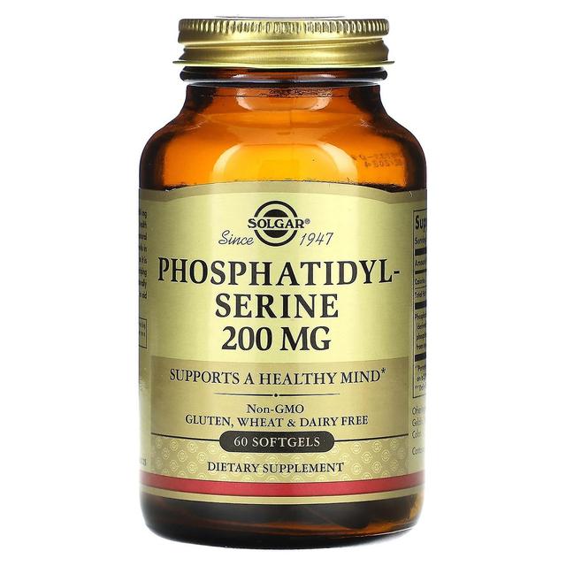 Solgar, Phosphatidylserine, 200 mg, 60 Softgels on Productcaster.