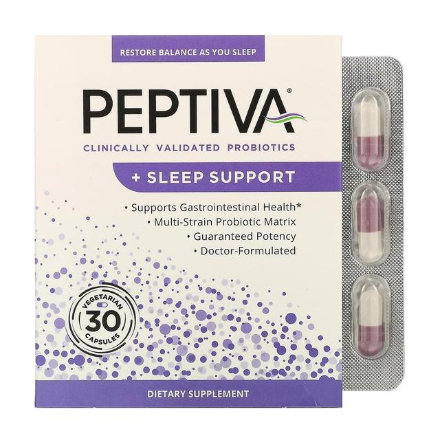 Peptiva, probiotici clinicamente validati + supporto al sonno, 30 capsule vegetariane on Productcaster.