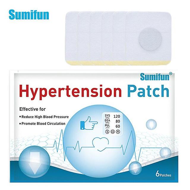 Coscelia 6pcs/bag Promote Blood Circulation Medical Plaster Herbal Hypertension Patch Lower Blood Pressure Stickers Health Care K05601 on Productcaster.