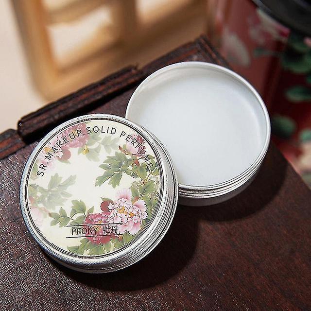 Chinese Women Solid Perfume Portable Solid Balm Long-lasting Fragrances Fresh And Elegant Female Solid Perfumes Peony on Productcaster.