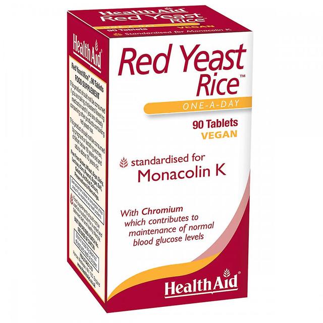 Health aid red yeast rice 90's on Productcaster.