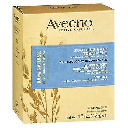 Aveeno Active Naturals Kojące pakiety do kąpieli, po 8 sztuk (opakowanie po 1) on Productcaster.