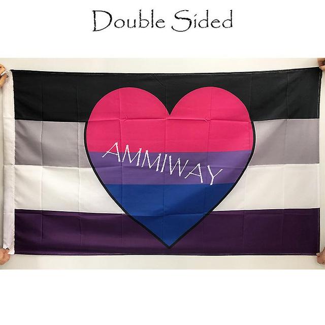 Ederfun Setiap Ukuran Aseksual Poliseksualitas Romantis Combo Tunggal Bendera Ganda Ace Komunitas Polyseksual Kebanggaan Lgbt Bendera Dan Spanduk D... on Productcaster.