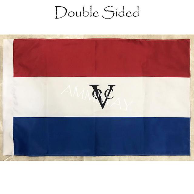 Ederfun Bendera Dan Spanduk Negara Belanda Bendera Dan Spanduk Luksemburg Bendera Cetak Poliester Besar Statenvlav Belanda Doble cara8 128 x 192cm on Productcaster.