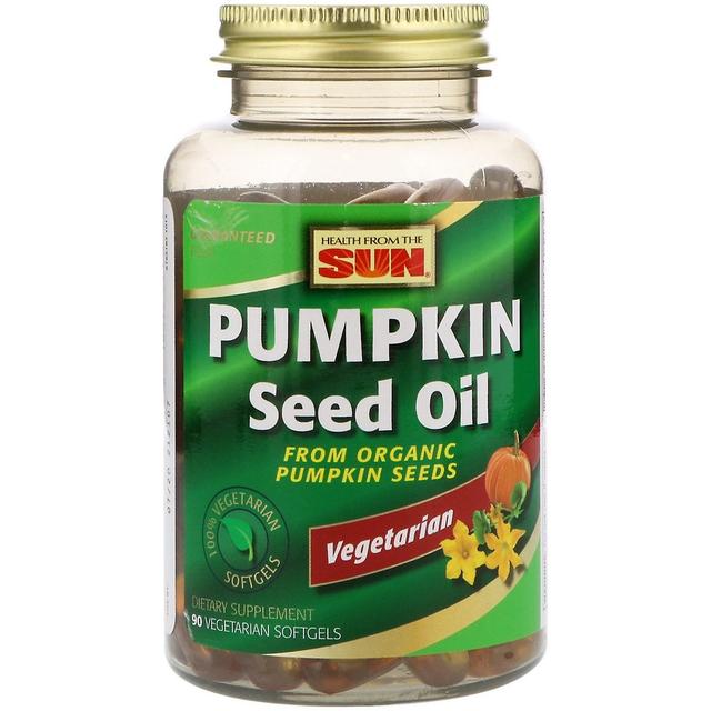 Health From The Sun, Pumpkin Seed Oil, 90 Vegetarian Softgels on Productcaster.