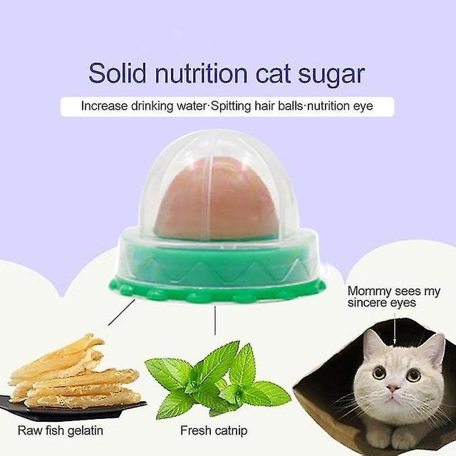 Nya Friska Kattsnacks Kattmynta Sockergodis Slickar Näring Gel Energiboll Leksak Öka Pet Supplie on Productcaster.